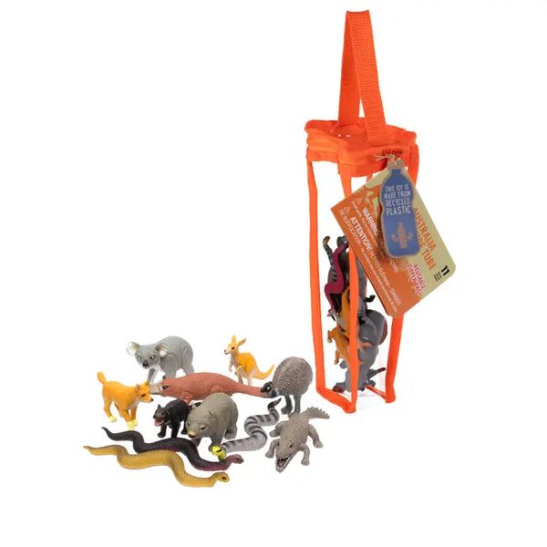 Aussie Toy Animal Tube Set