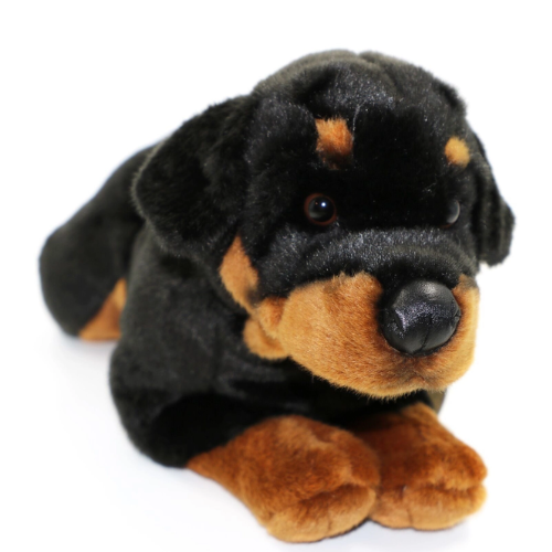 Hank - Lying Rottweiler Puppy Dog Teddy Bear - Soft Toy | The Teddy ...