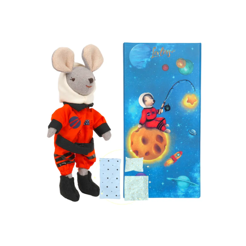 Levlovs Astronaut Mouse In A Box - Soft ToyDefault Title