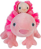 Axolotl Mum and Baby Soft Toy - Teddy Bear